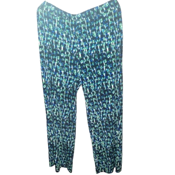 Chic Abstract Print Trousers - Picture 1 of 6